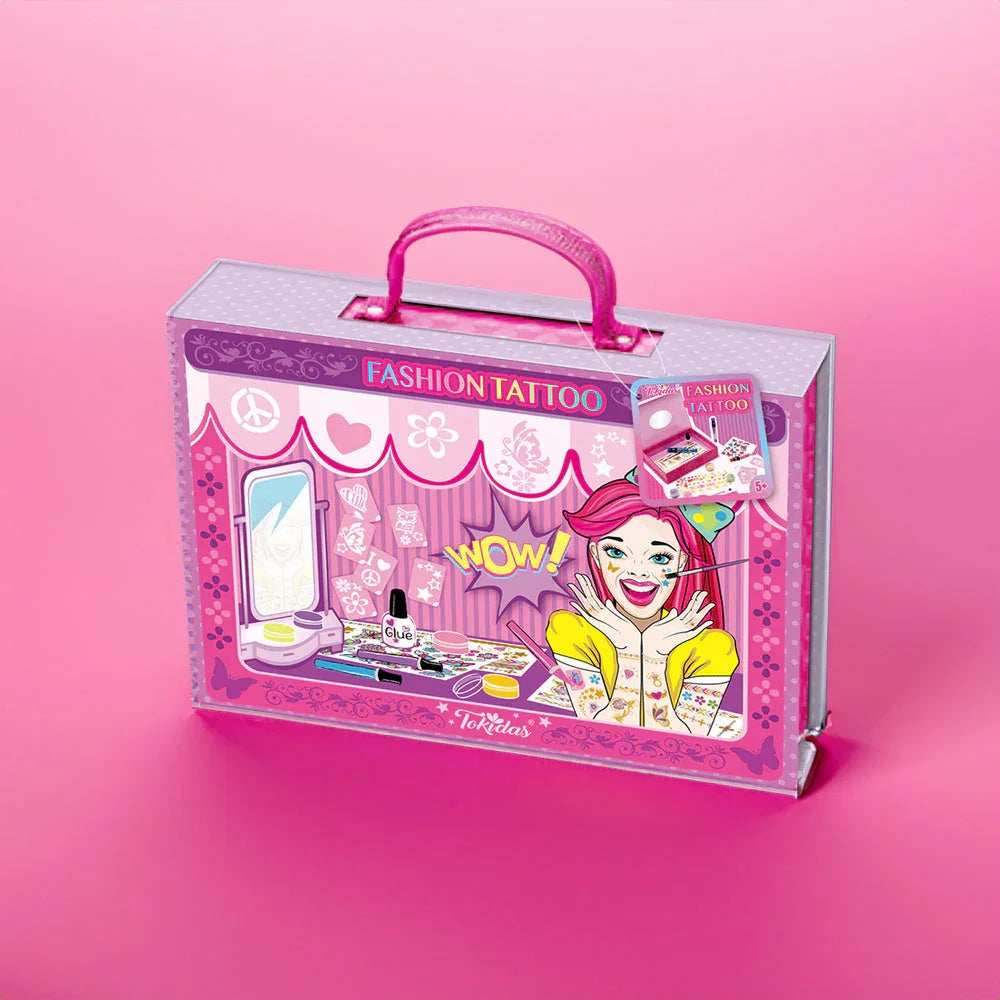 Tattoo Play Sets in Reuseable Cardboard Box for kids in Kuwait